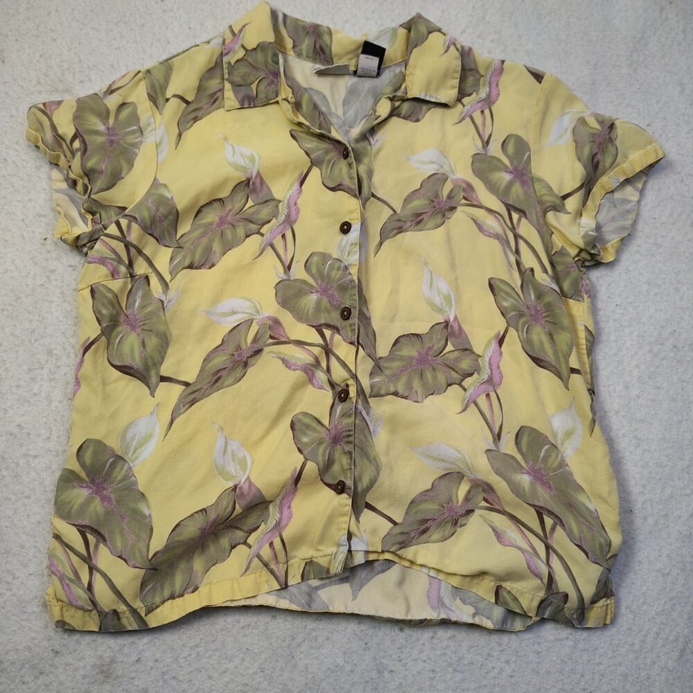 VINTAGE Patagonia Pataloha‎ Shirt Womens Size 14 Limited Edition Hawaiian 2003